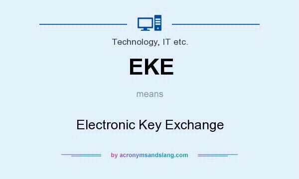 What does EKE mean? It stands for Electronic Key Exchange