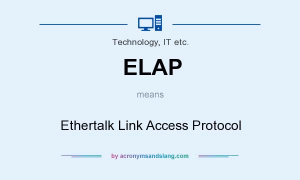What does ELAP mean? It stands for Ethertalk Link Access Protocol
