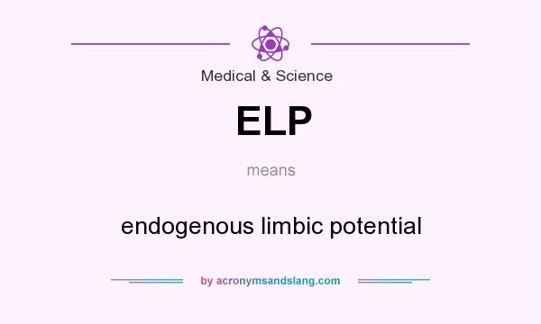 What does ELP mean? It stands for endogenous limbic potential