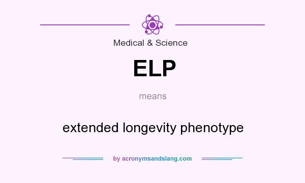 What does ELP mean? It stands for extended longevity phenotype