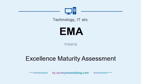 What does EMA mean? It stands for Excellence Maturity Assessment