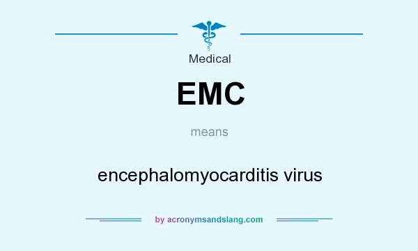What does EMC mean? It stands for encephalomyocarditis virus