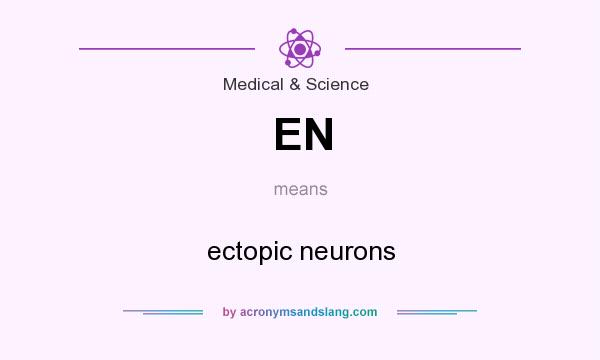 What does EN mean? It stands for ectopic neurons