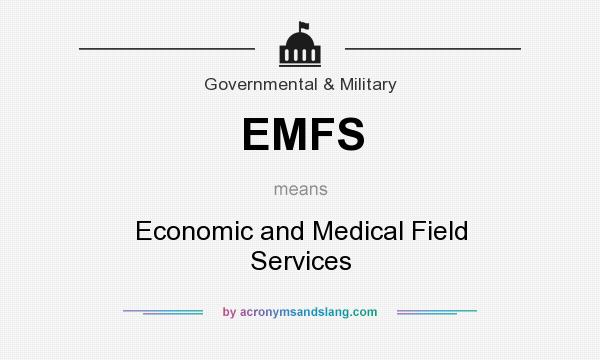 What does EMFS mean? It stands for Economic and Medical Field Services