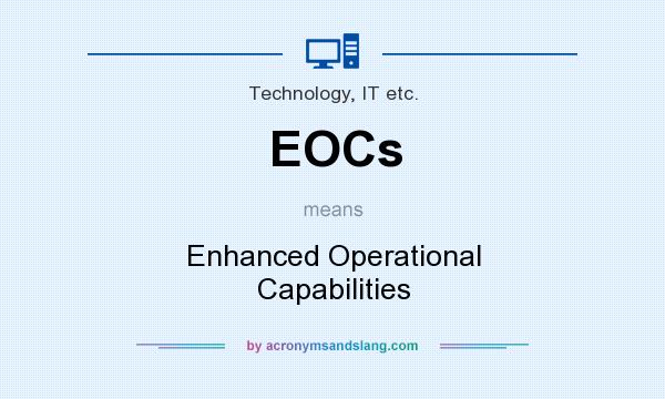 What does EOCs mean? It stands for Enhanced Operational Capabilities