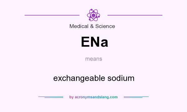 What does ENa mean? It stands for exchangeable sodium