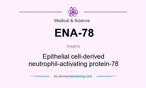 What does ENA-78 mean? It stands for Epithelial cell-derived neutrophil-activating protein-78