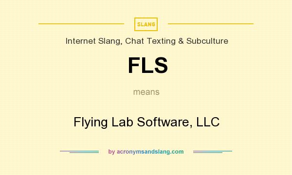 What does FLS mean? It stands for Flying Lab Software, LLC