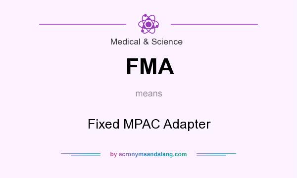 What does FMA mean? It stands for Fixed MPAC Adapter