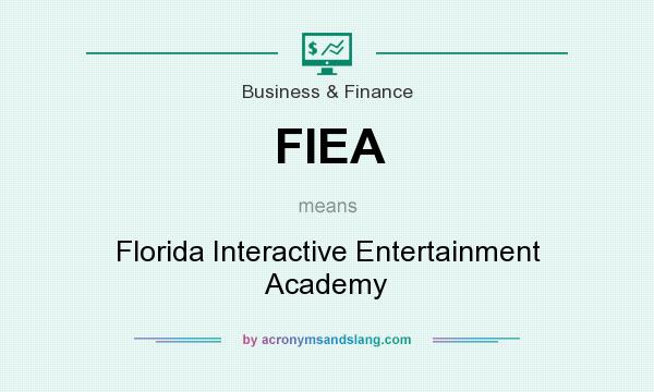 What does FIEA mean? It stands for Florida Interactive Entertainment Academy