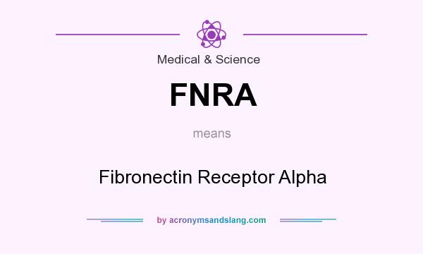What does FNRA mean? It stands for Fibronectin Receptor Alpha