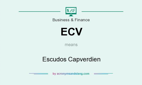 What does ECV mean? It stands for Escudos Capverdien