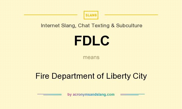 What does FDLC mean? It stands for Fire Department of Liberty City