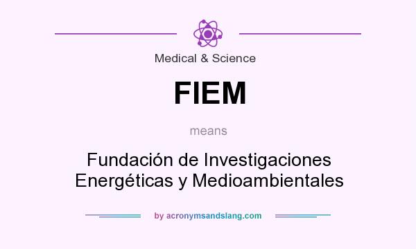 What does FIEM mean? It stands for Fundación de Investigaciones Energéticas y Medioambientales