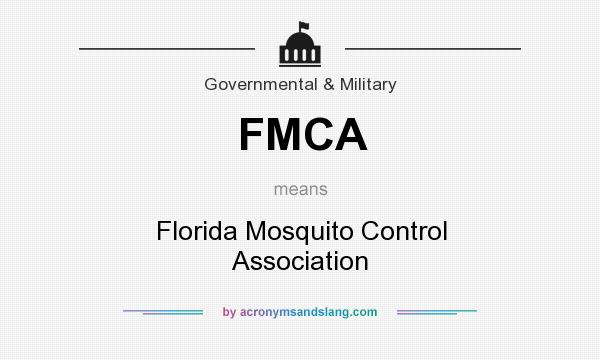 What does FMCA mean? It stands for Florida Mosquito Control Association