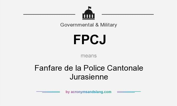What does FPCJ mean? It stands for Fanfare de la Police Cantonale Jurasienne