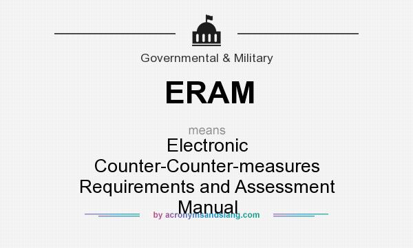 What does ERAM mean? It stands for Electronic Counter-Counter-measures Requirements and Assessment Manual
