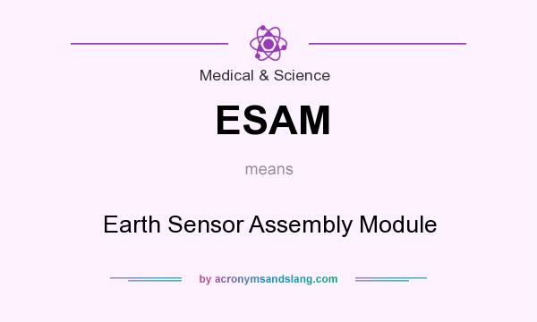 What does ESAM mean? It stands for Earth Sensor Assembly Module