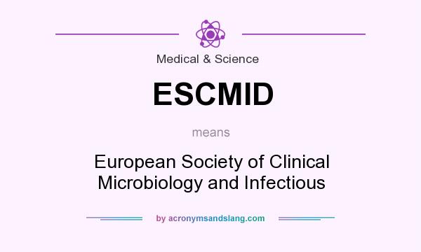 What does ESCMID mean? It stands for European Society of Clinical Microbiology and Infectious