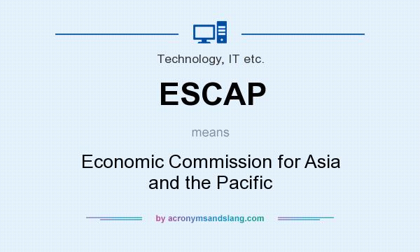 What does ESCAP mean? It stands for Economic Commission for Asia and the Pacific