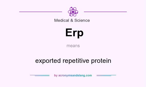 What does Erp mean? It stands for exported repetitive protein