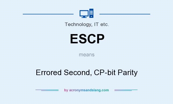 What does ESCP mean? It stands for Errored Second, CP-bit Parity