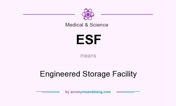 What does ESF mean? It stands for Engineered Storage Facility