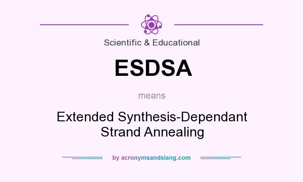 What does ESDSA mean? It stands for Extended Synthesis-Dependant Strand Annealing