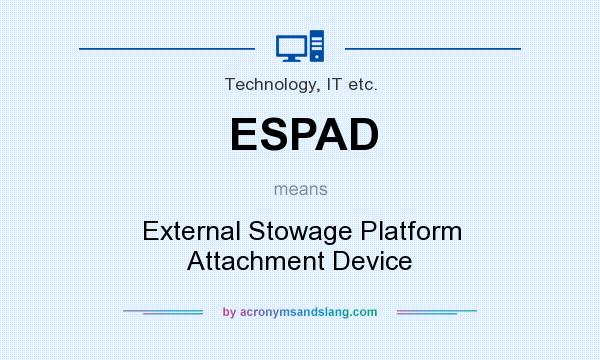 What does ESPAD mean? It stands for External Stowage Platform Attachment Device