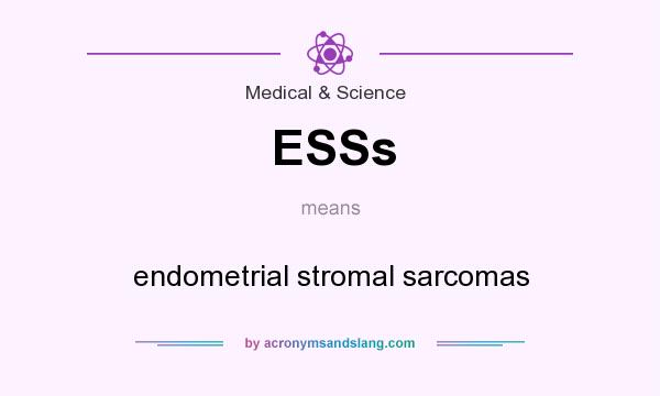 What does ESSs mean? It stands for endometrial stromal sarcomas