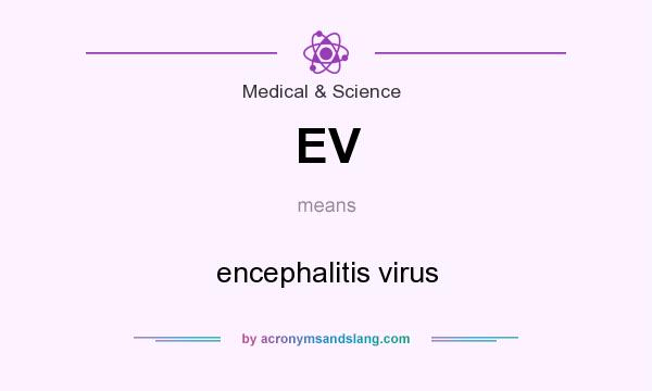 What does EV mean? It stands for encephalitis virus