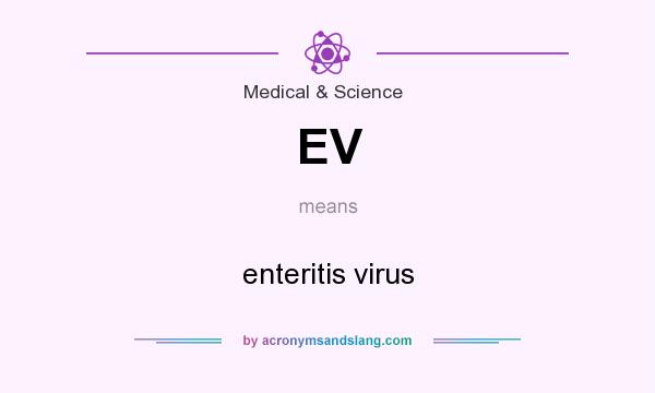 What does EV mean? It stands for enteritis virus