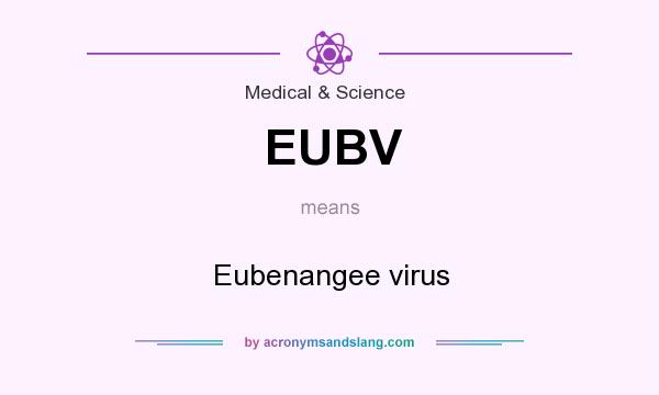 What does EUBV mean? It stands for Eubenangee virus