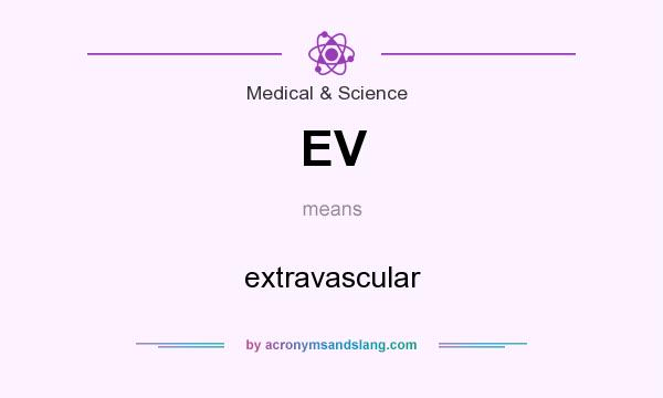What does EV mean? It stands for extravascular