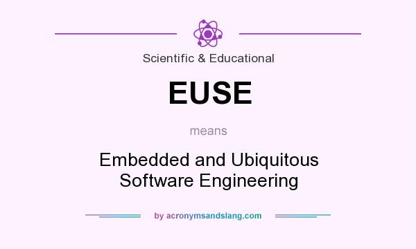 What does EUSE mean? It stands for Embedded and Ubiquitous Software Engineering