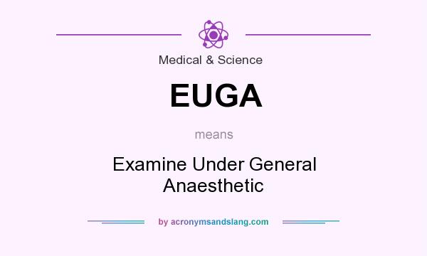 What does EUGA mean? It stands for Examine Under General Anaesthetic