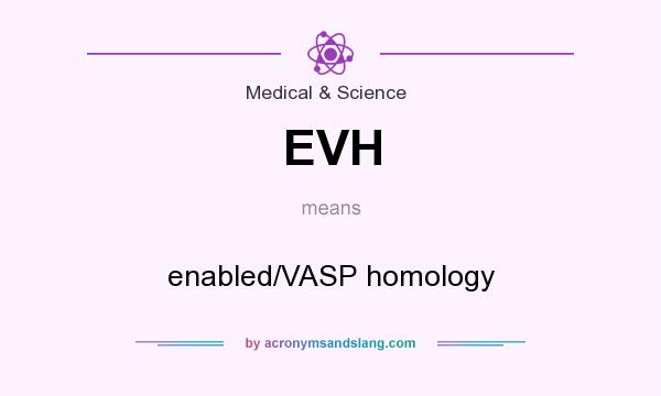 What does EVH mean? It stands for enabled/VASP homology