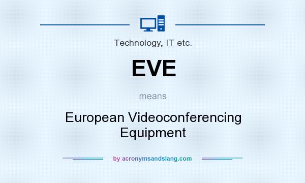 What does EVE mean? It stands for European Videoconferencing Equipment