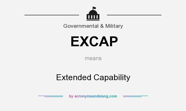 What does EXCAP mean? It stands for Extended Capability