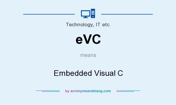 What does eVC mean? It stands for Embedded Visual C