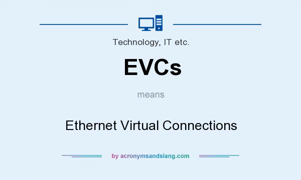 What does EVCs mean? It stands for Ethernet Virtual Connections