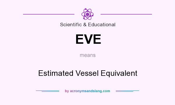 What does EVE mean? It stands for Estimated Vessel Equivalent