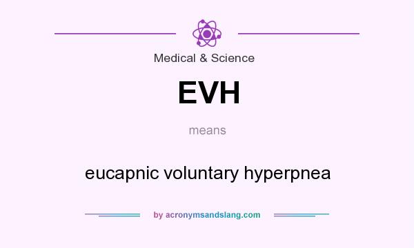 What does EVH mean? It stands for eucapnic voluntary hyperpnea