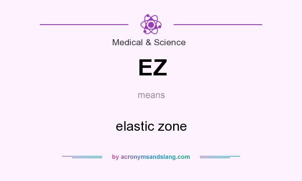 What does EZ mean? It stands for elastic zone