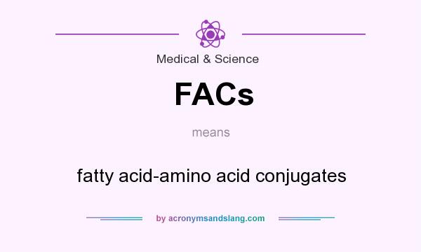 What does FACs mean? It stands for fatty acid-amino acid conjugates