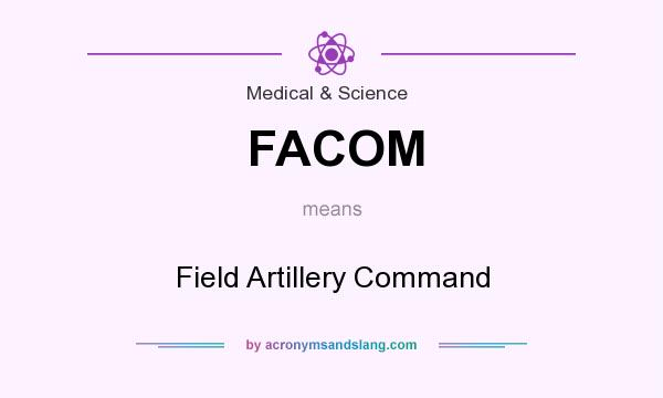 What does FACOM mean? It stands for Field Artillery Command