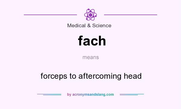 What does fach mean? It stands for forceps to aftercoming head