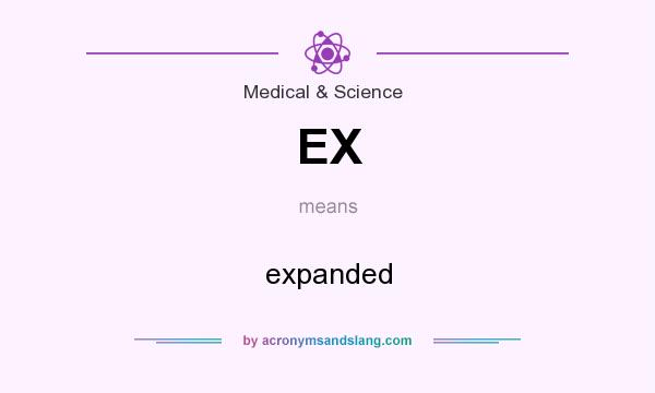 What does EX mean? It stands for expanded