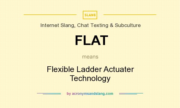 What does FLAT mean? It stands for Flexible Ladder Actuater Technology