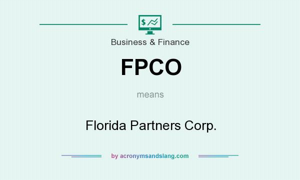 What does FPCO mean? It stands for Florida Partners Corp.